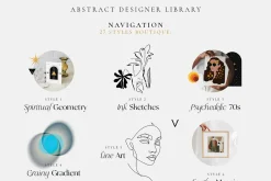 ABSTRACT DESIGN LIBRARY shapes