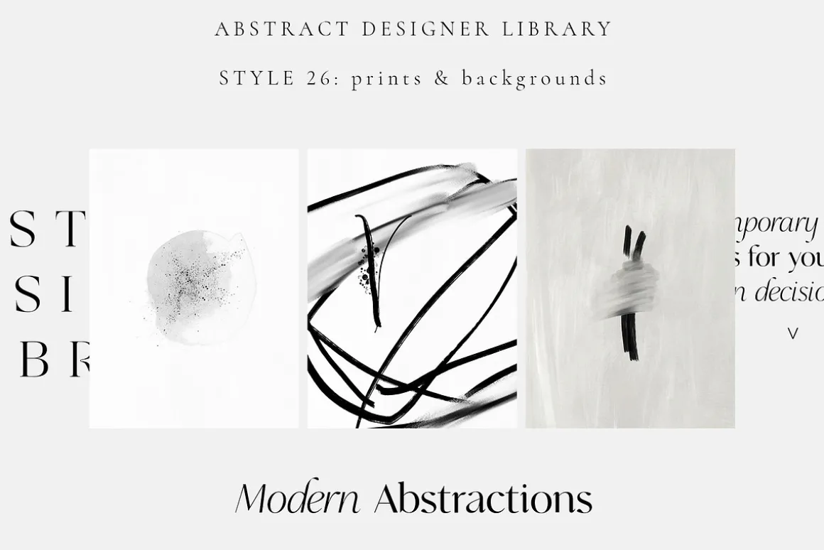 ABSTRACT DESIGN LIBRARY shapes