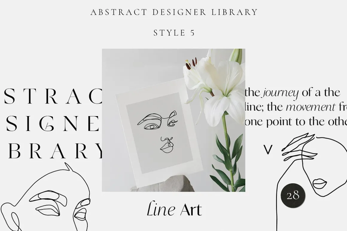 ABSTRACT DESIGN LIBRARY shapes