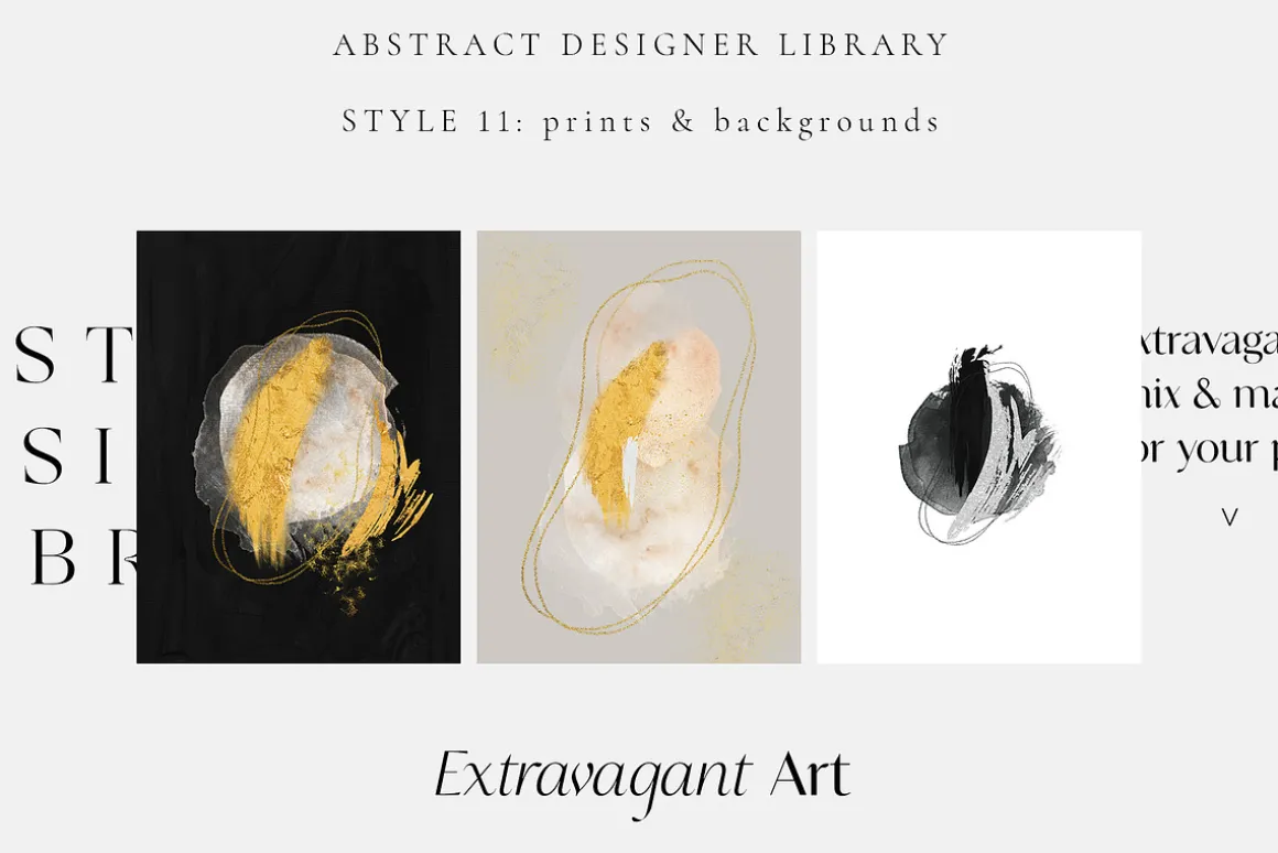 ABSTRACT DESIGN LIBRARY shapes