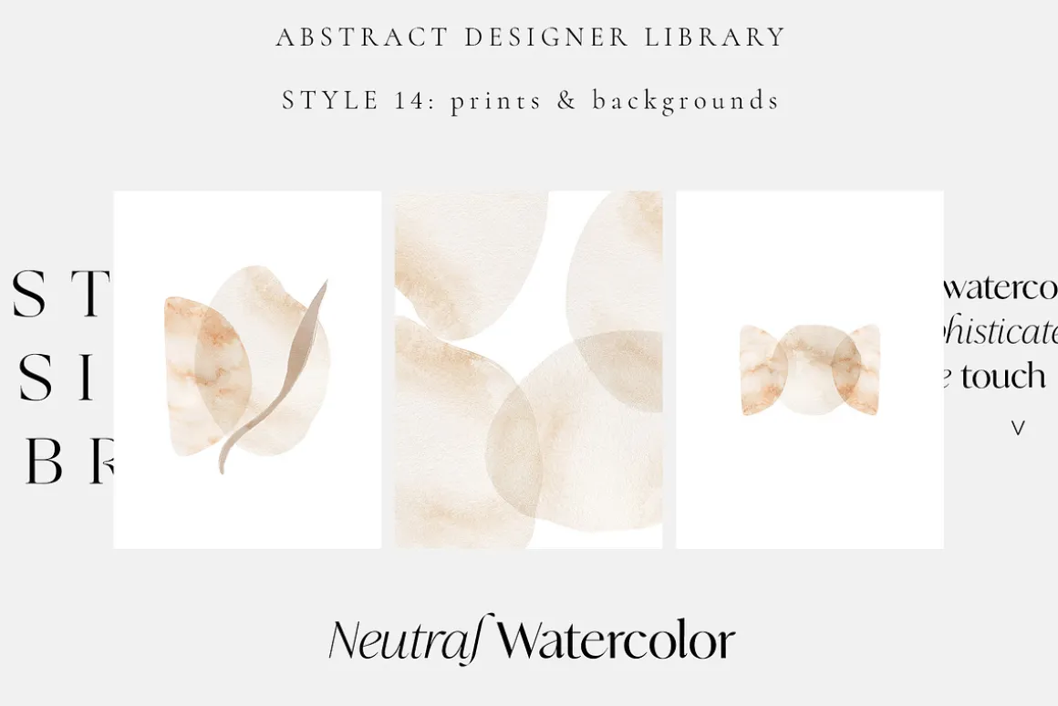 ABSTRACT DESIGN LIBRARY shapes