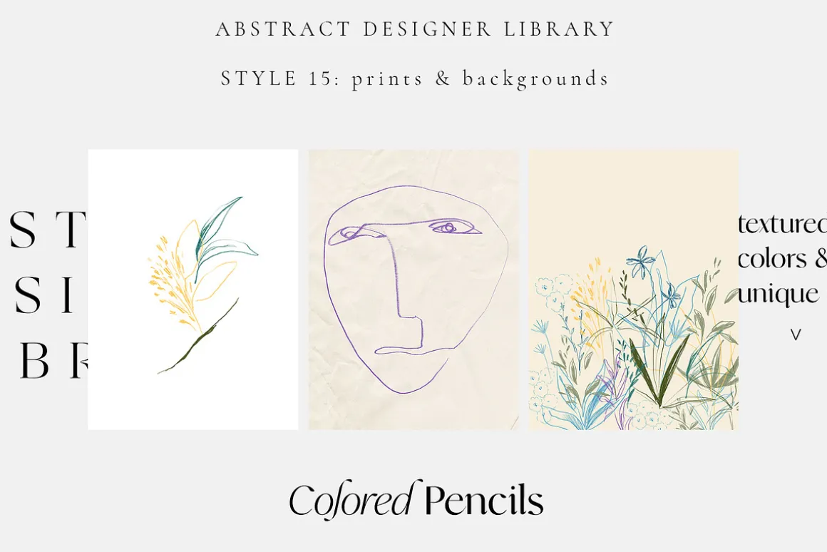 ABSTRACT DESIGN LIBRARY shapes
