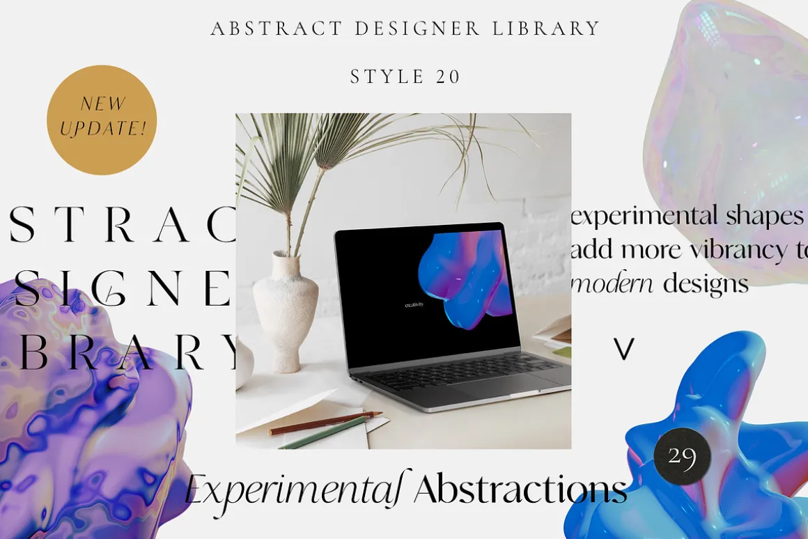 ABSTRACT DESIGN LIBRARY shapes