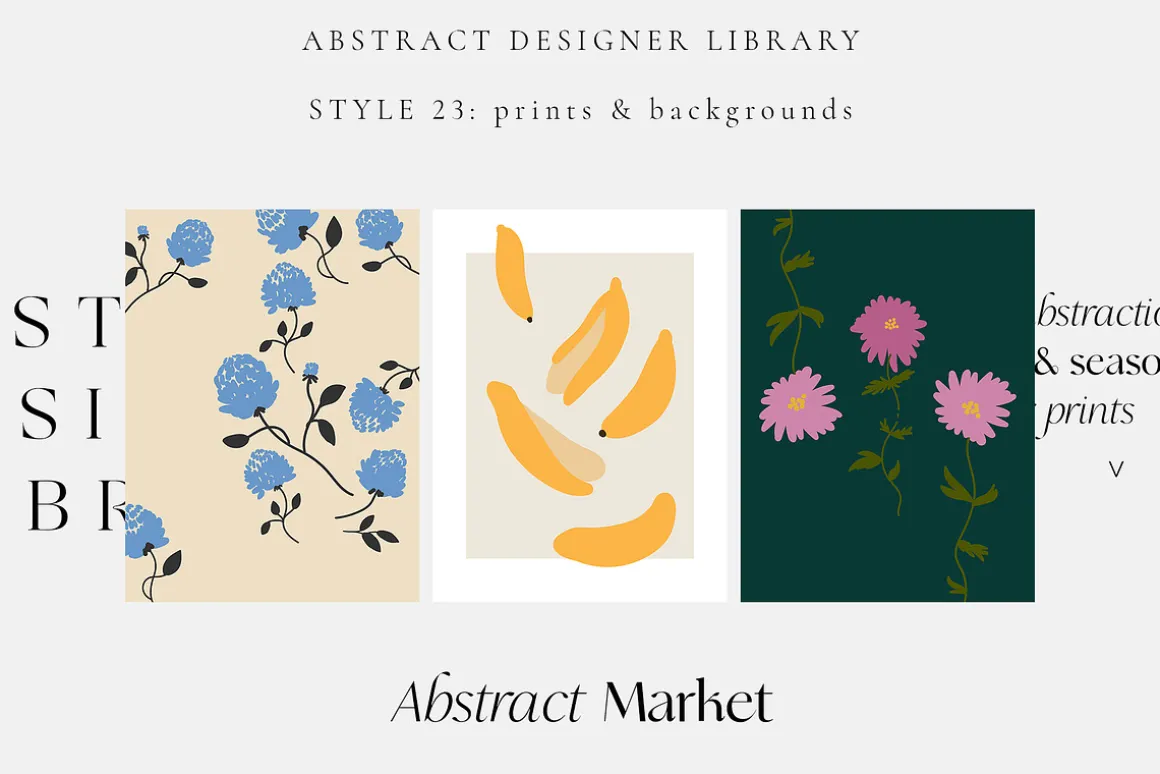 ABSTRACT DESIGN LIBRARY shapes