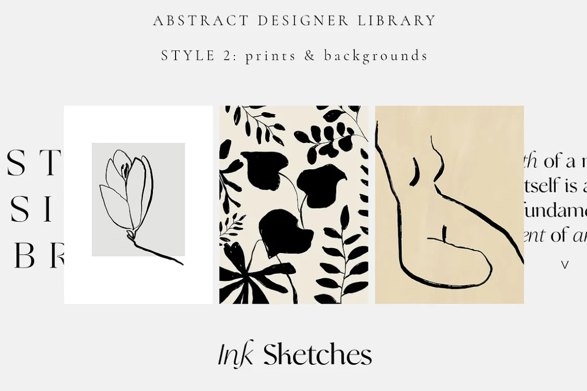 ABSTRACT DESIGN LIBRARY shapes