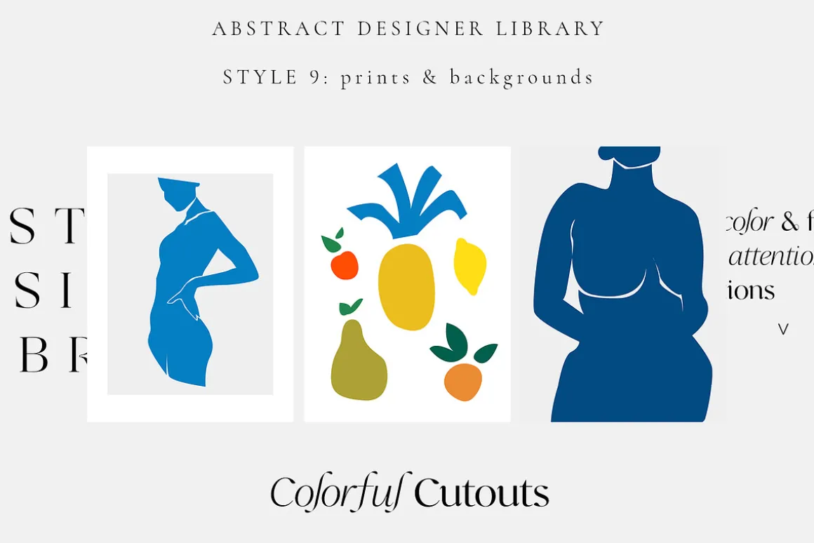ABSTRACT DESIGN LIBRARY shapes