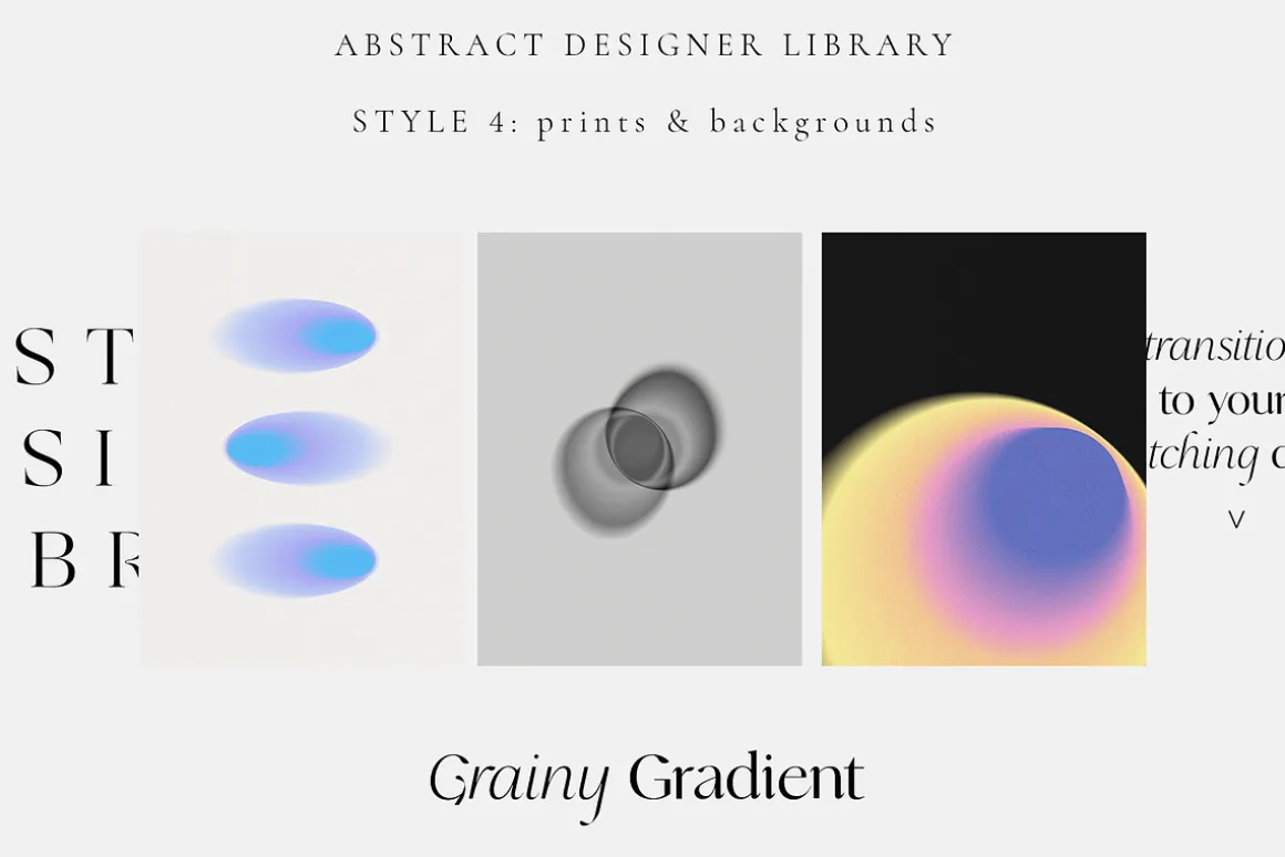 ABSTRACT DESIGN LIBRARY shapes