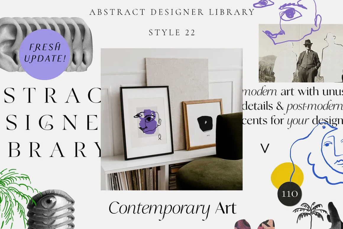 ABSTRACT DESIGN LIBRARY shapes