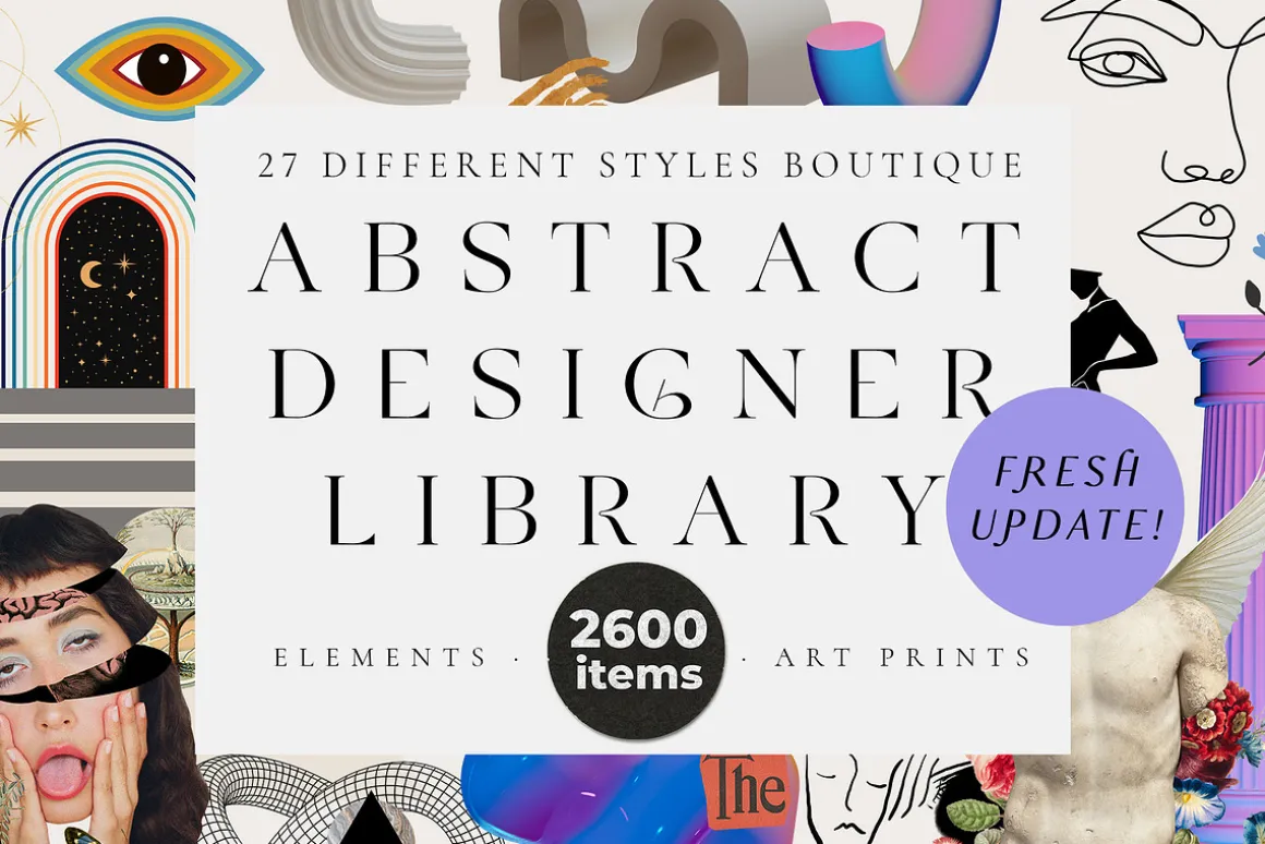 ABSTRACT DESIGN LIBRARY shapes