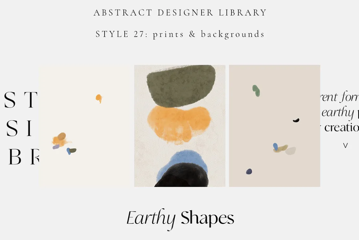 ABSTRACT DESIGN LIBRARY shapes