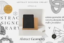 ABSTRACT DESIGN LIBRARY shapes