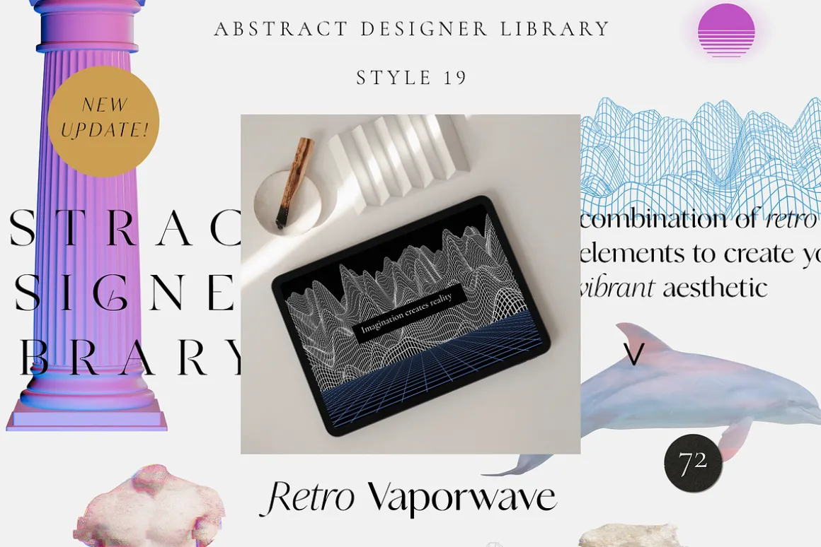 ABSTRACT DESIGN LIBRARY shapes