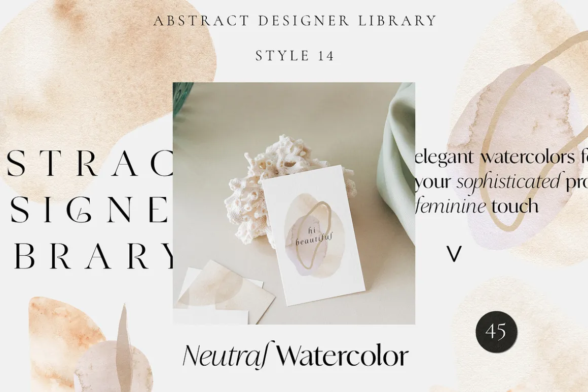 ABSTRACT DESIGN LIBRARY shapes