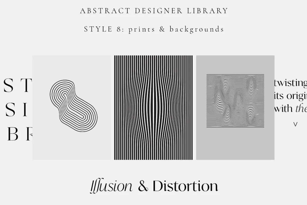 ABSTRACT DESIGN LIBRARY shapes