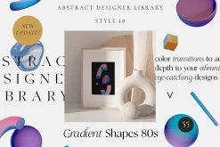 ABSTRACT DESIGN LIBRARY shapes