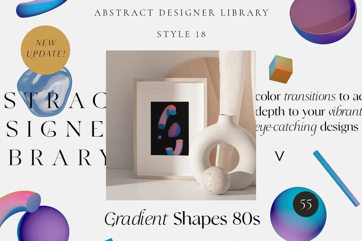 ABSTRACT DESIGN LIBRARY shapes