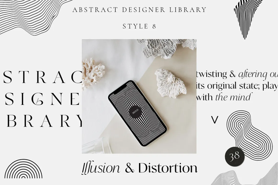 ABSTRACT DESIGN LIBRARY shapes