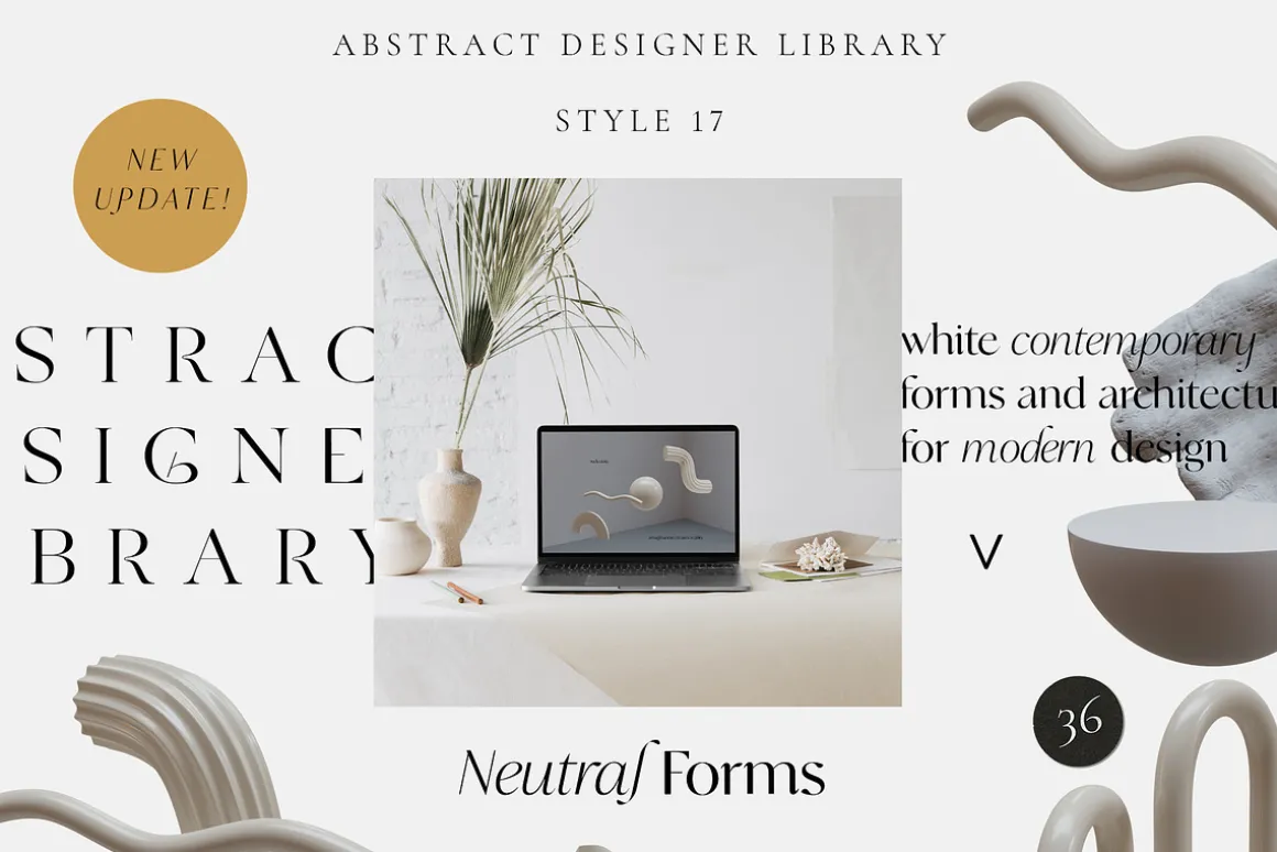ABSTRACT DESIGN LIBRARY shapes