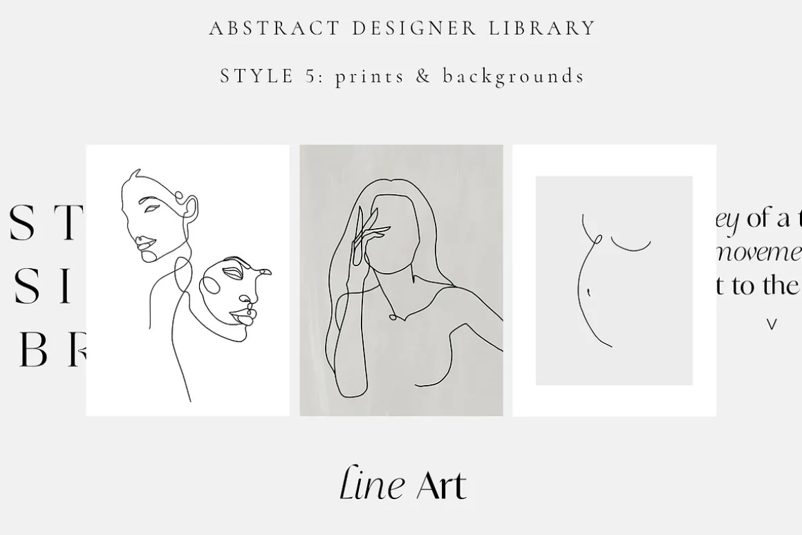 ABSTRACT DESIGN LIBRARY shapes