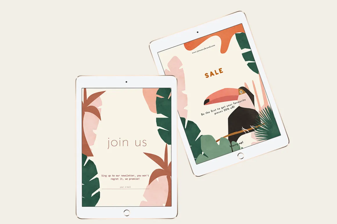 Abstract Jungle Shapes&Compositions