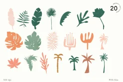 Abstract Jungle Shapes&Compositions