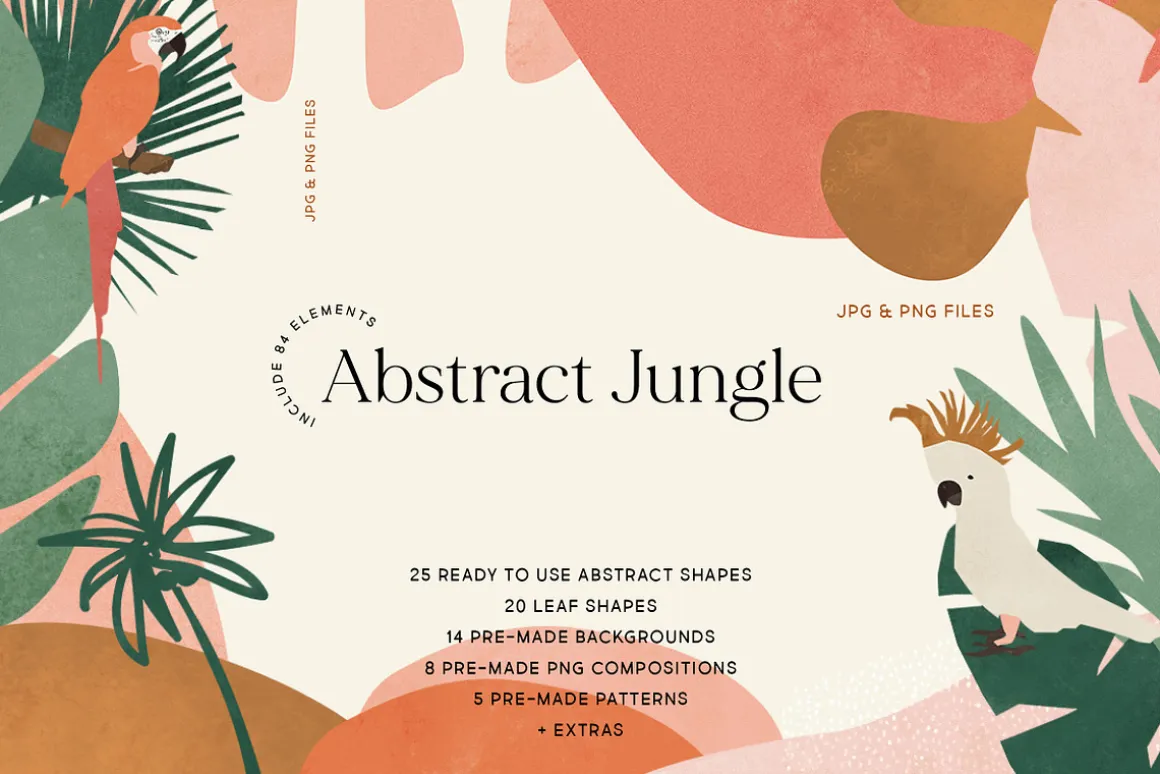 Abstract Jungle Shapes&Compositions
