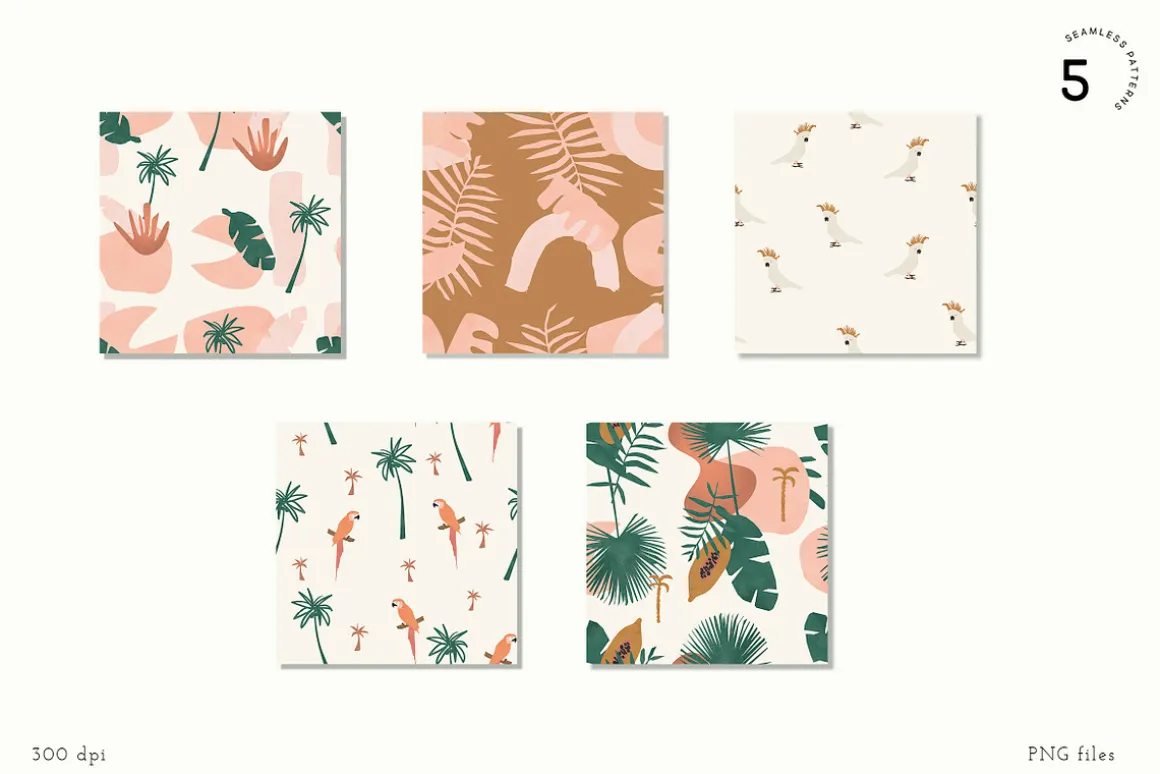 Abstract Jungle Shapes&Compositions