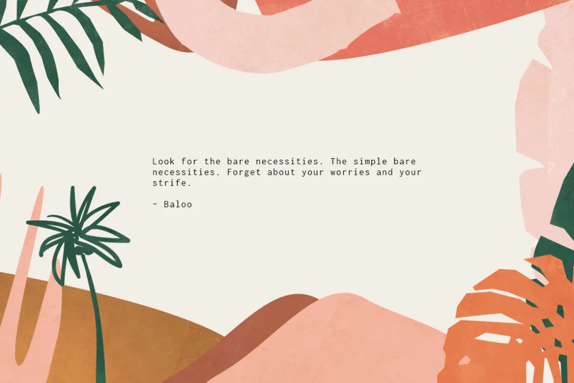 Abstract Jungle Shapes&Compositions