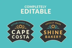 Abstract Linocut Badge Builder V2