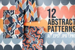 12 abstract patterns