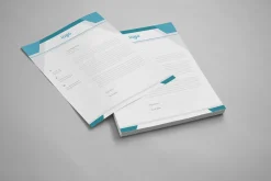 Abstract Simple Letterhead