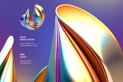 310 Abstract & Sphere PNG Elements