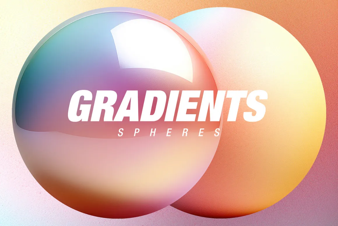 310 Abstract & Sphere PNG Elements
