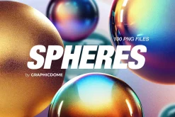 310 Abstract & Sphere PNG Elements