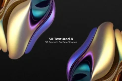 310 Abstract & Sphere PNG Elements