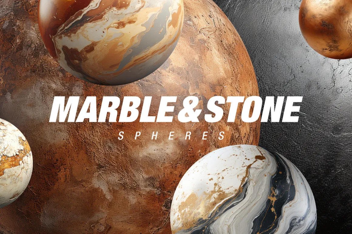 310 Abstract & Sphere PNG Elements