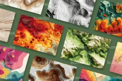 24 Abstract Topographical Wallpapers