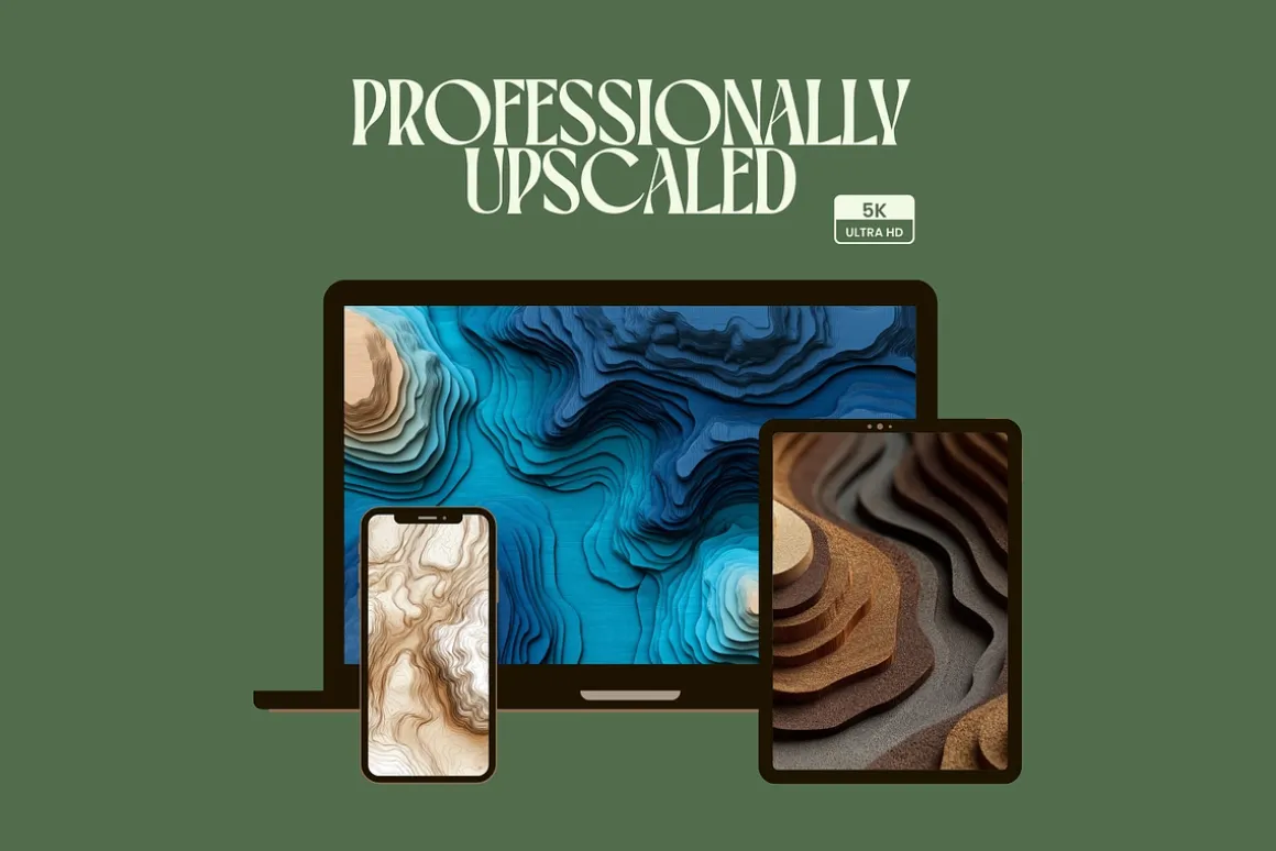 24 Abstract Topographical Wallpapers