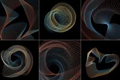 Abstract Twirls Elements Pack