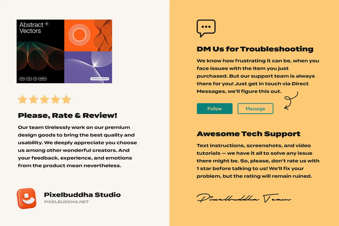 Abstract Twirls Elements Pack
