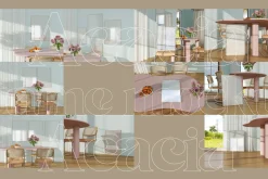 ACACIA | Colorful frame mockup set