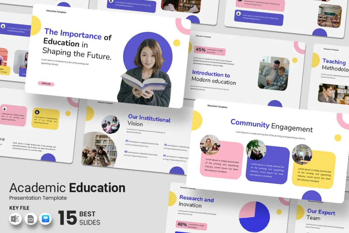 Academic Education Keynote Template