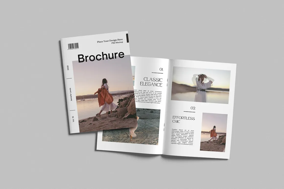 A4 Catalog Brochure Mockup