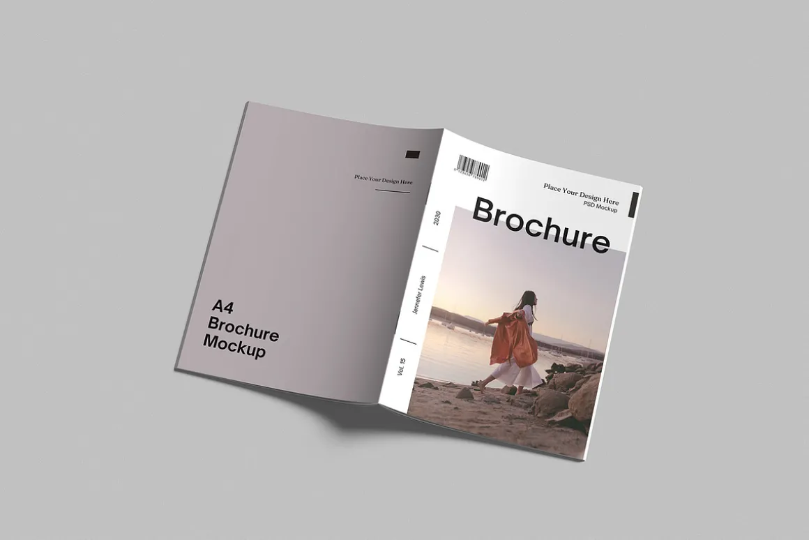 A4 Catalog Brochure Mockup
