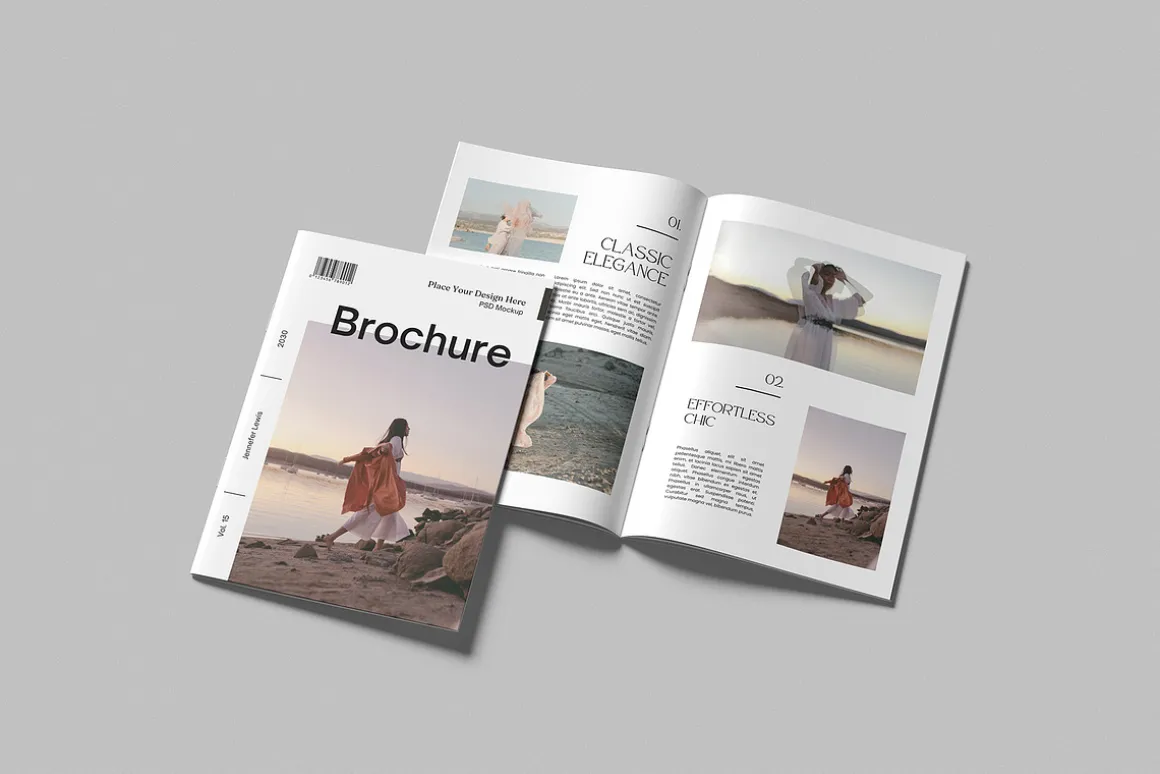 A4 Catalog Brochure Mockup