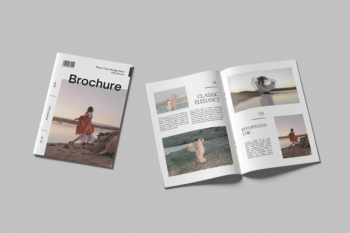 A4 Catalog Brochure Mockup