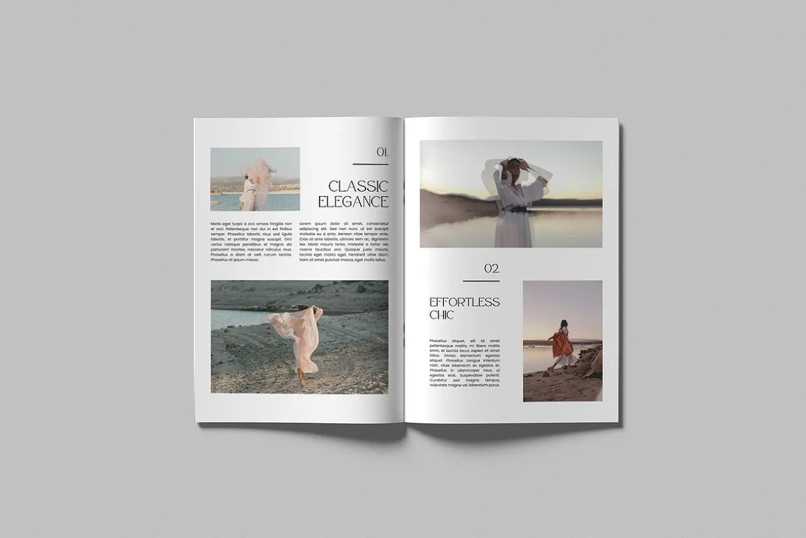 A4 Catalog Brochure Mockup