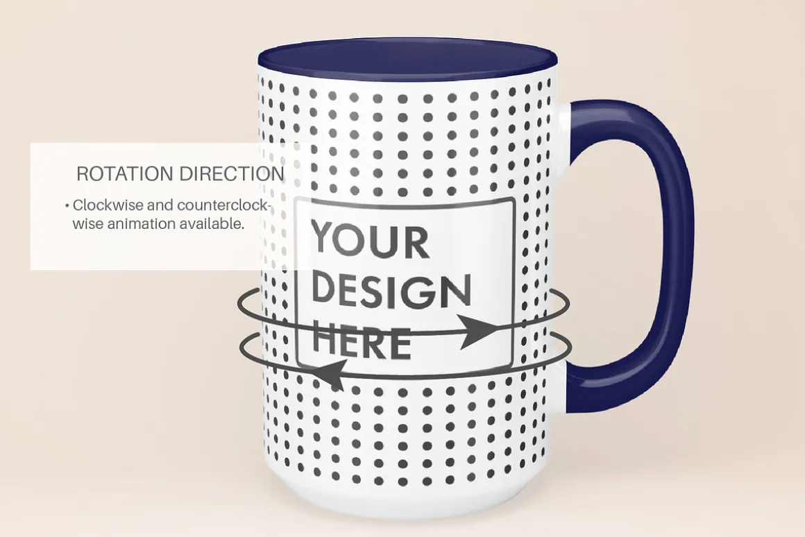 Accent Mug Video Mockup