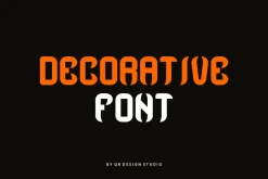 Achura - Thick & Artdeco Font