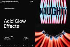 Acid Glow Text Effects